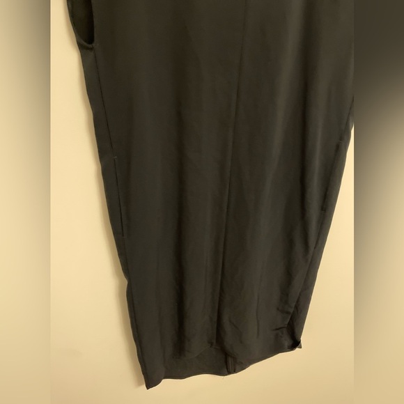 Everlane 100% triacetate dress 00 black quiet luxury neutral minimal modern midi - Picture 8 of 12